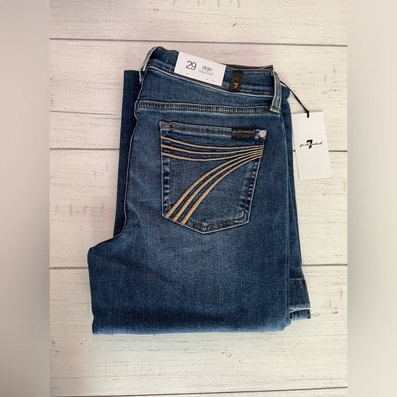 7 For All Mankind Denim - 7 For All Mankind Dojo Original Jeans Trouser NWT Size 29 7FAMK Color Fawn